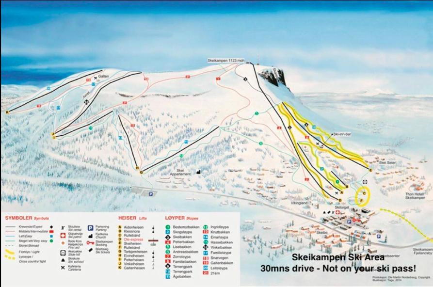 Hafjell Alpinlandsby Apt 88 Extérieur photo